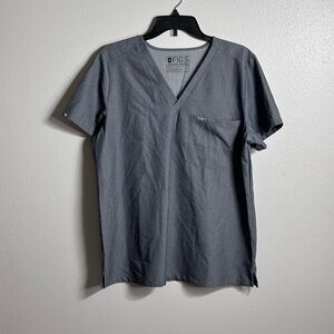 Figs Women‎ Gray Scrub Shirt Catarina Top size Large